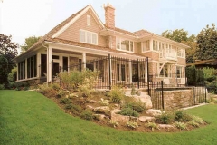 cedar shake and natural stone, south oakville