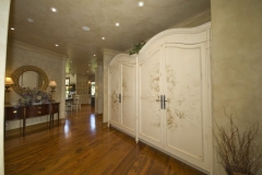 hand painted cabinetry