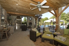 outdoor kitchen